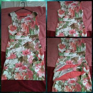 Summer Floral  Sleeveless  Dress